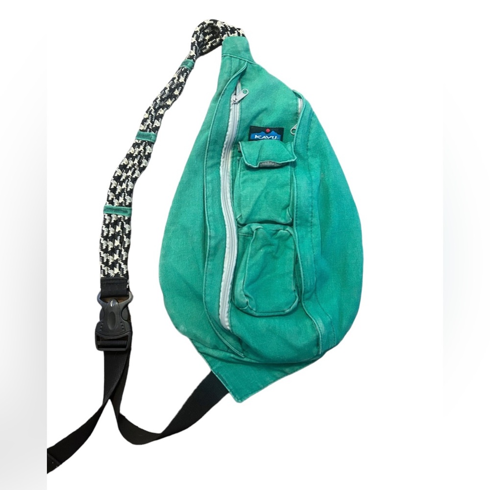 Kavu Green Rope Bag with adjustable strap